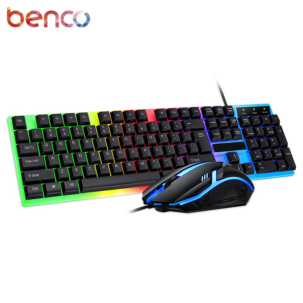 BENCO keyboard gaming dan RGB Keyboard Gaming USB Cable RGB/keyboard komputer