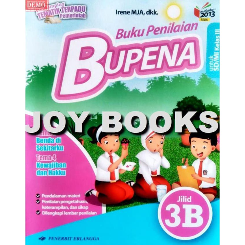 Bupena 3a 3b 3c 3d Erlangga Buku Latihan Soal Tematik Sd Kelas 3 Limited Shopee Indonesia