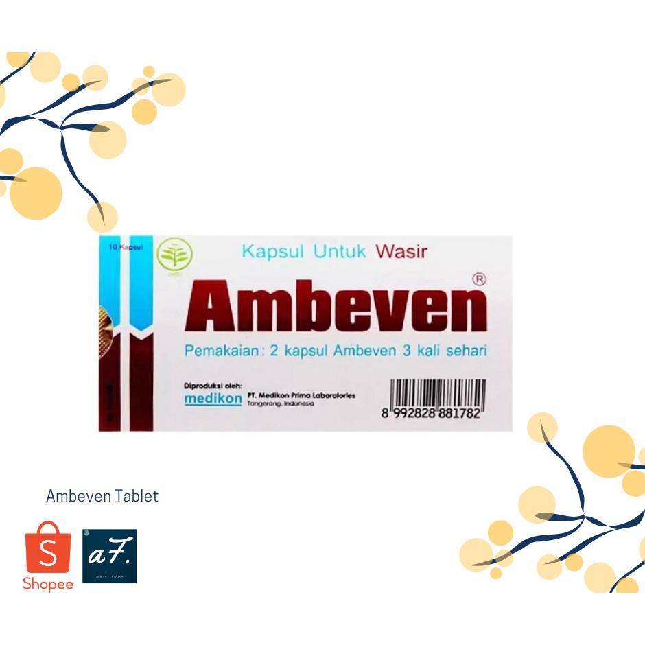 Ambeven Obat Wasir - 10 Kapsul