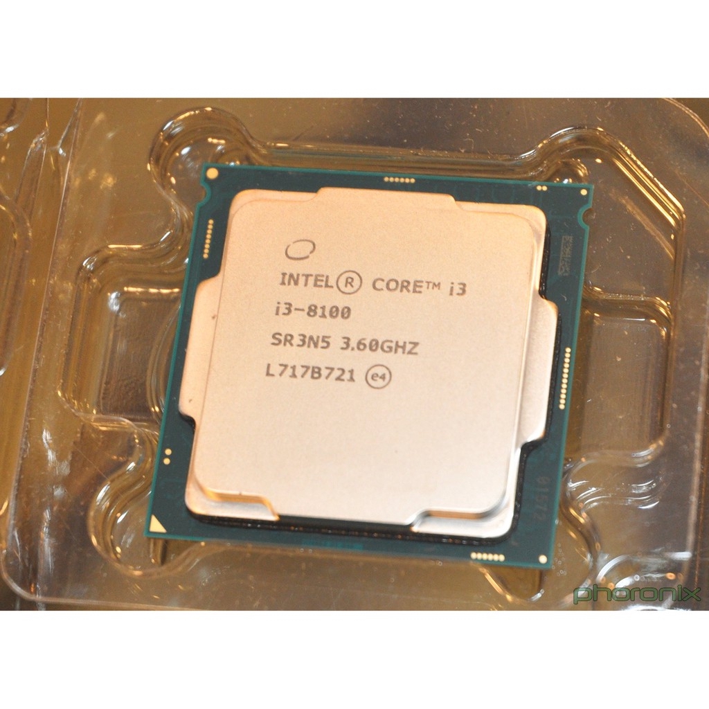 Processor Intel Gen8 i3 8100 3.6 GHz TRay dan Fan