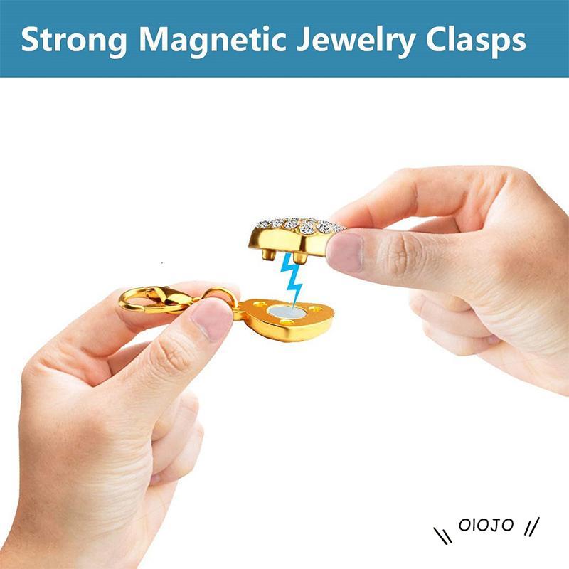 Aksesoris Konektor Rantai Magnetik Untuk Hijab Kalung Gelang DIY ol2