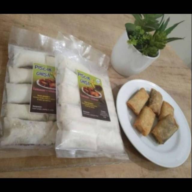 

Piscok pisang coklat lumer isi 10
