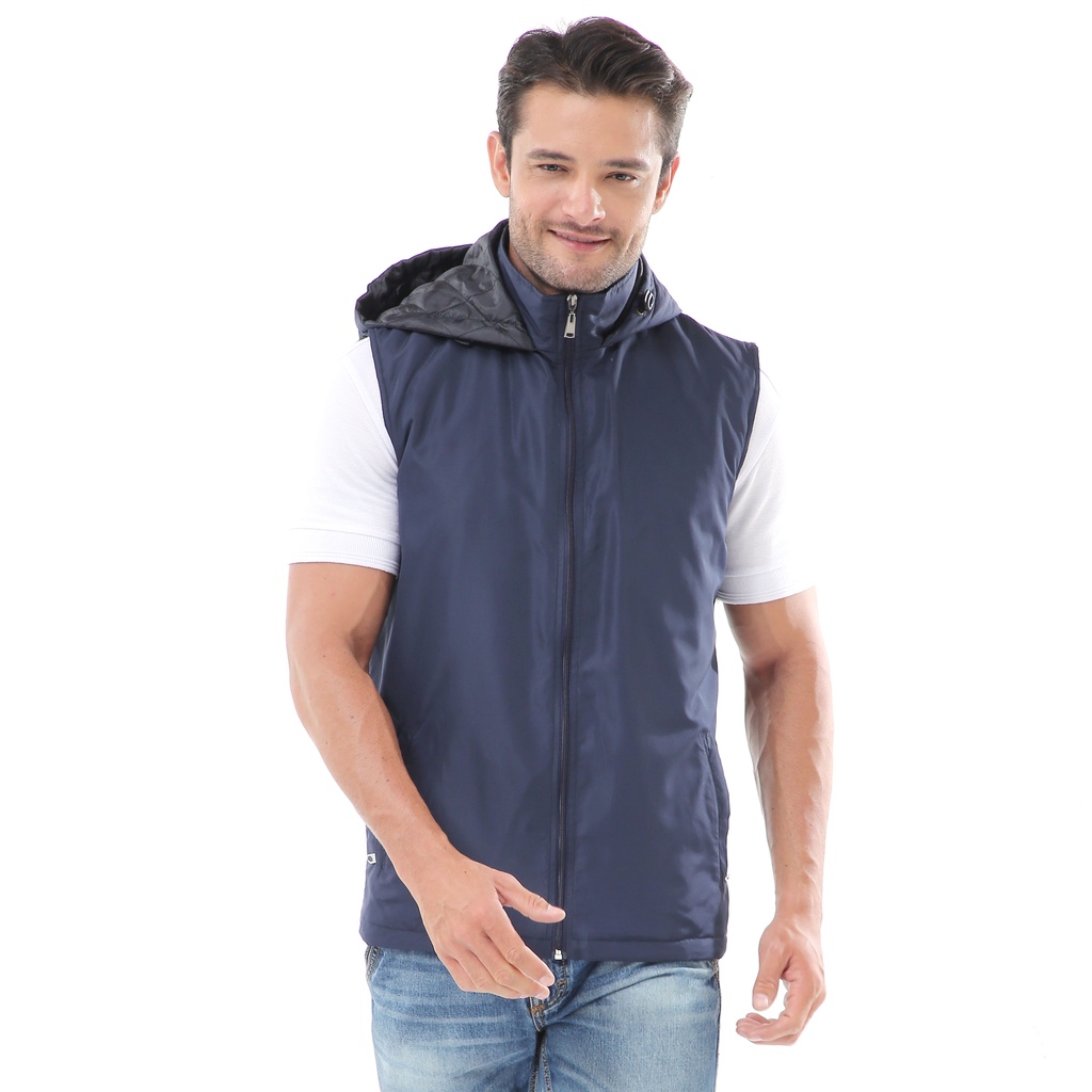 Vest Pria Outwear Kasual JAKI Viral Jakarta Kolaborasi Sablon Dan Polos