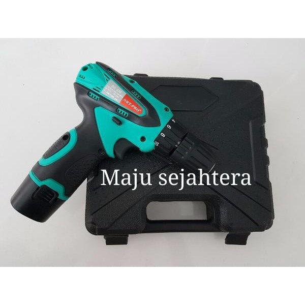Mesin bor cordless 12v NRT-PRO ,mesin bor charger D-33