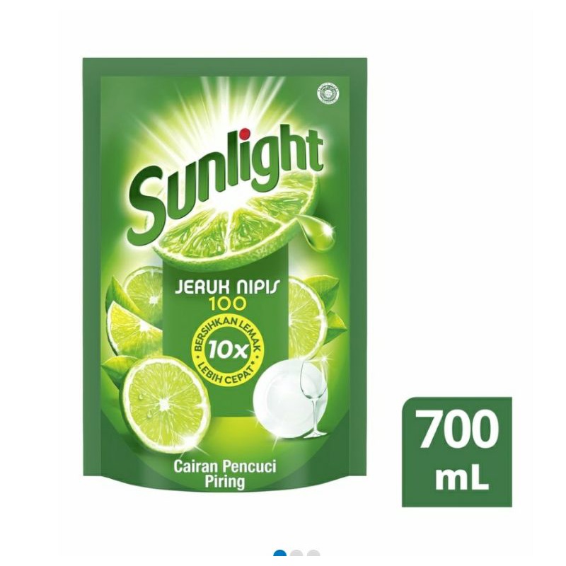 Sunlight Sabun Cuci Piring Jeruk Nipis Refill 1lt/ 700ml/460 ml/210ml