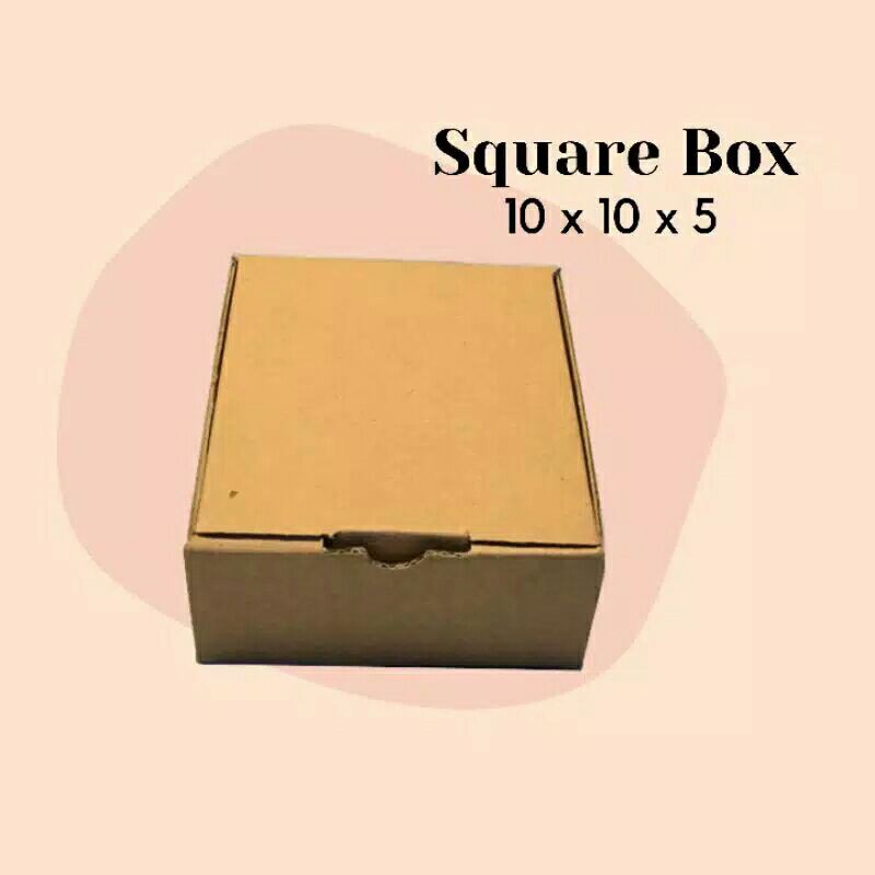 

KARDUS 10x10x5 DIE CUT KARTON COKLAT PACKAGING