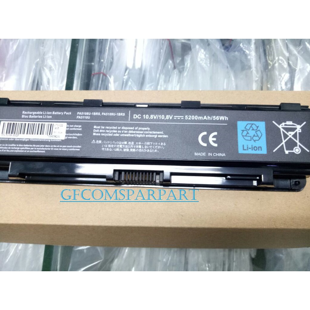 Baterai Toshiba PA5109-1BRS for Satellite C40 Series C40-A C40D C40D-A C40t C40t-A - OEM