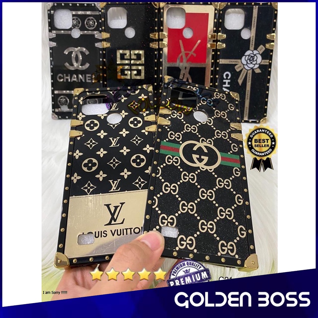 SAMSUNG A13 4G CASE MOTIF CHANEL GUCCI BURBERRY LUXURY LV LOUIS VUITTON CASING HANDPHONE HP BRANDED 