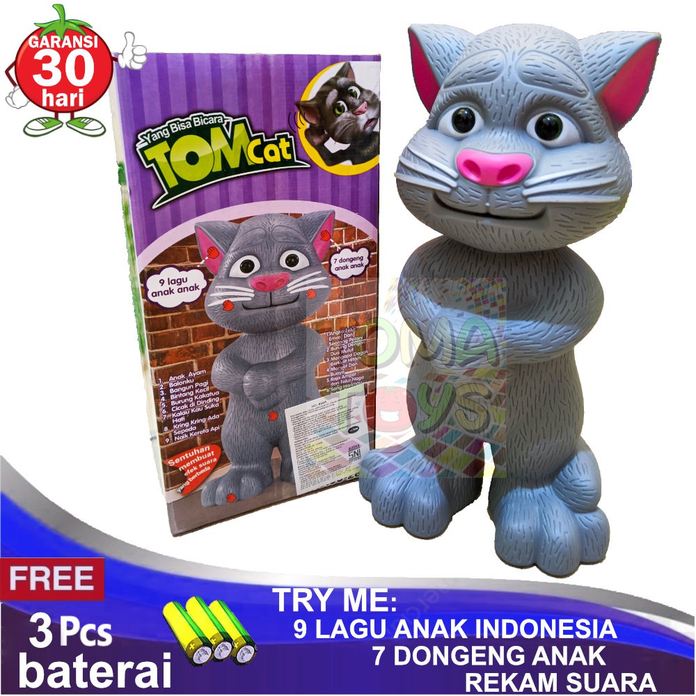  Mainan  Boneka Talking Tom  Cat Indonesia Mainan  Edukasi 