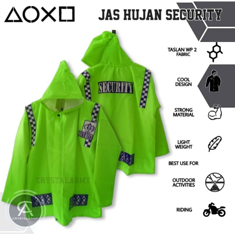 JAS HUJAN SECURITY SETELAN BAJU DAN CELANA