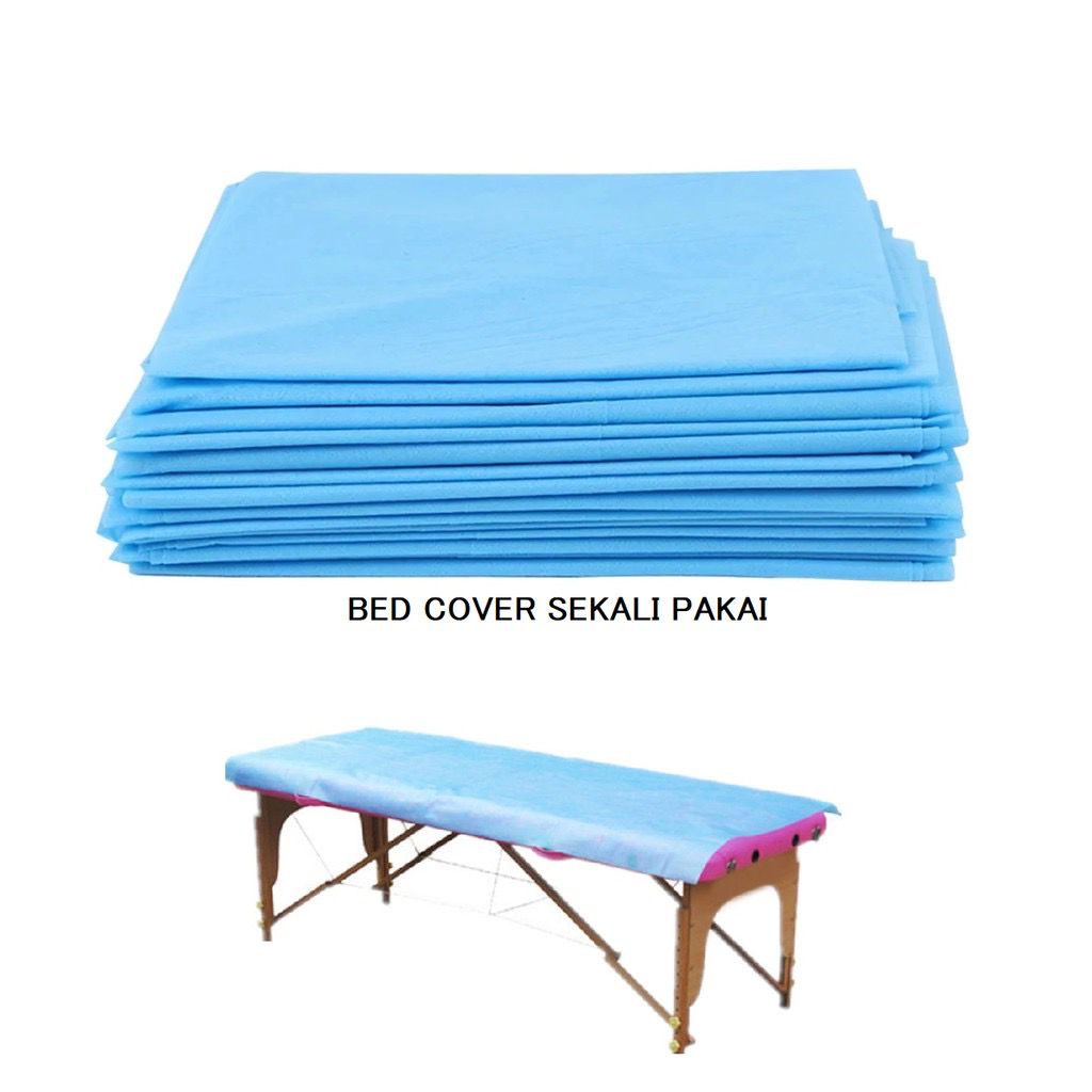 Disposable Bed Sheet Cover Alas Ranjang Tatakan Massage Facial Matras Pijat Eyelash Extension Eyelashes Bulumata