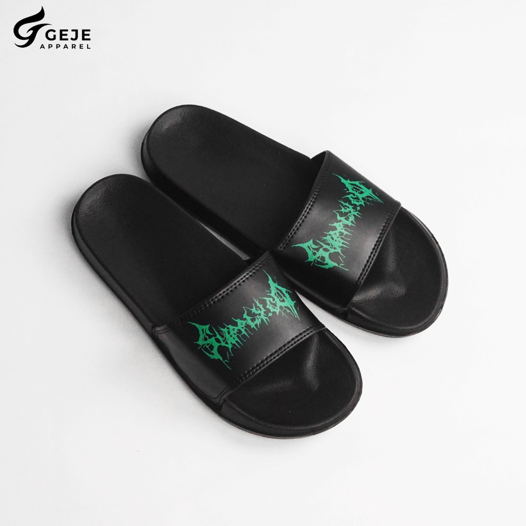 [SDL0008-10] Sandal slop / Sandal Slide / sendal slide slippers  Footwear original Supply.Co