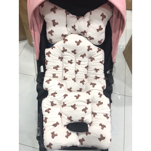 little bear brown stroller pad 3D air (tlg bc sebelum order)