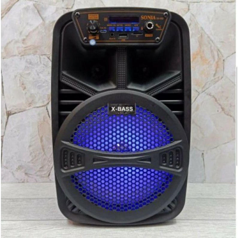 COD Speaker Bluetooth Sonia SN - 850 Bonus Mic + Remote / Speaker BT Super Bass