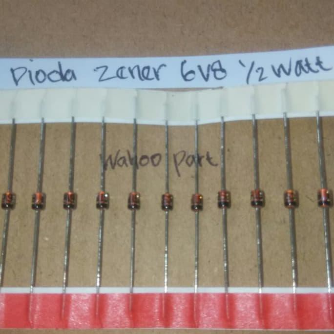 Dioda Zener 6V8 1/2 Watt Wahooo