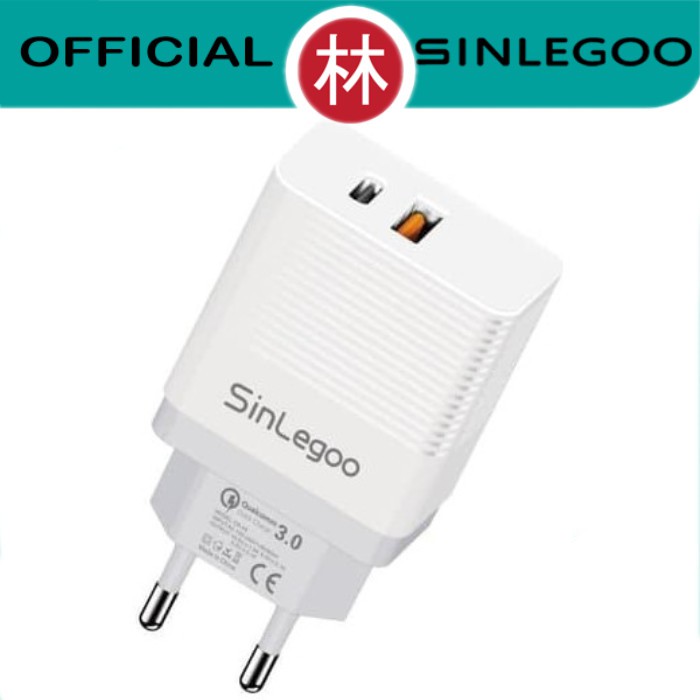 Sinlegoo CR-04 Fast Travel Charger PD-18W &amp; QC 3.0