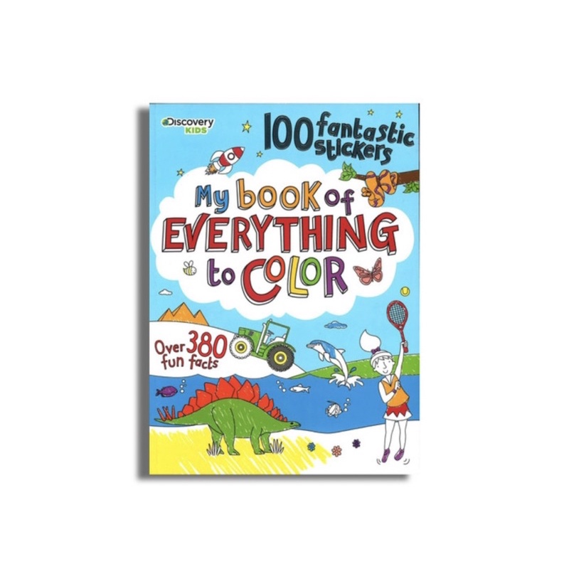 

my book of everything to color buku mewarnai anak
