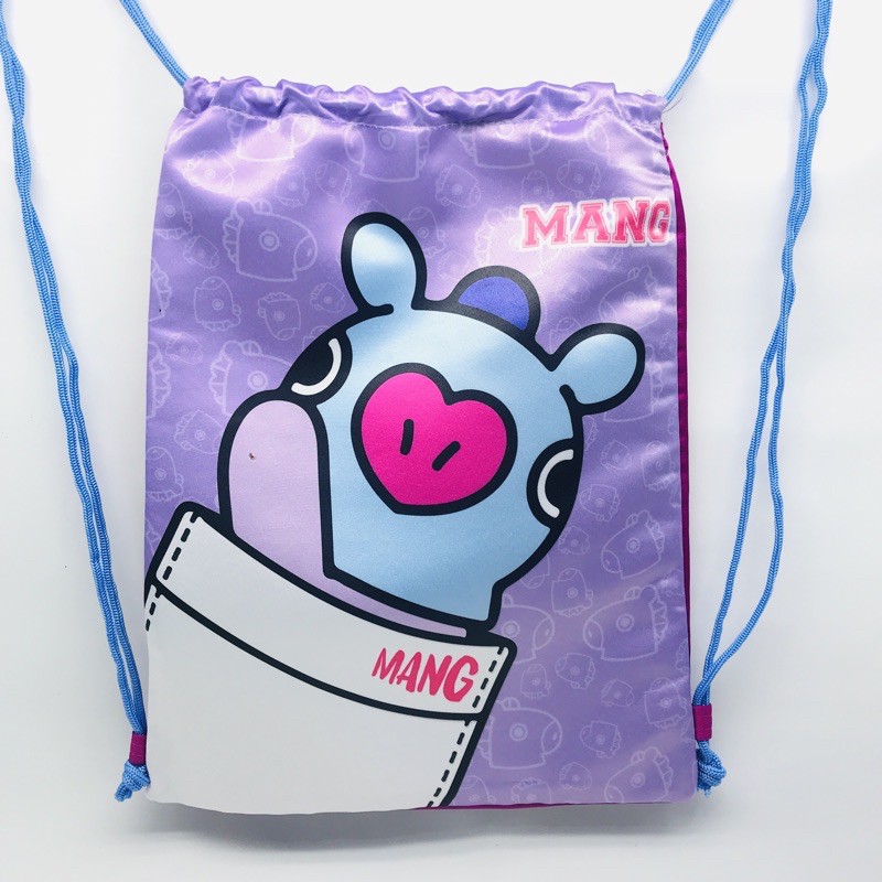 Tas Ransel Serut Anak Sekolah - Sport Bag - String bag Bt21 MANG