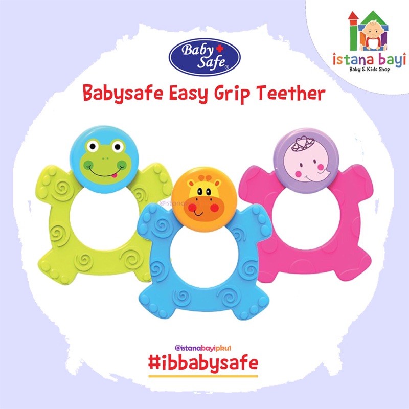 Baby Safe TT003 Easy Grip Teether - Gigitan bayi