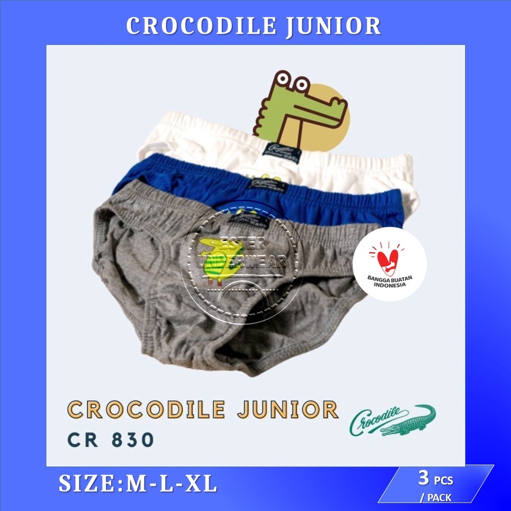 Celana Dalam Anak CROCODILE 830 KIDS ISI 3