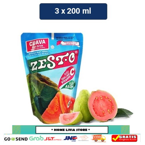 

Zesto Guava Jus 200mL - 3 pcs