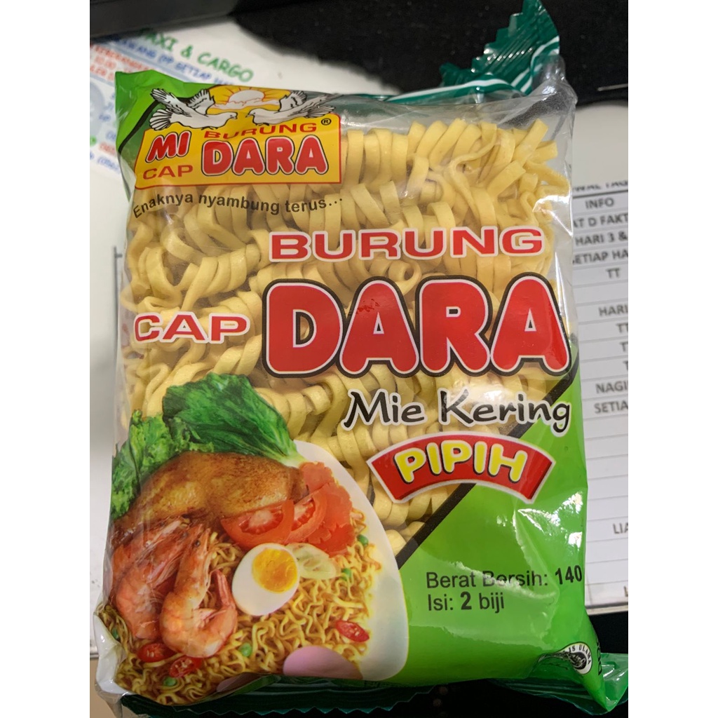 

Mie Cap Burung Dara 140 G