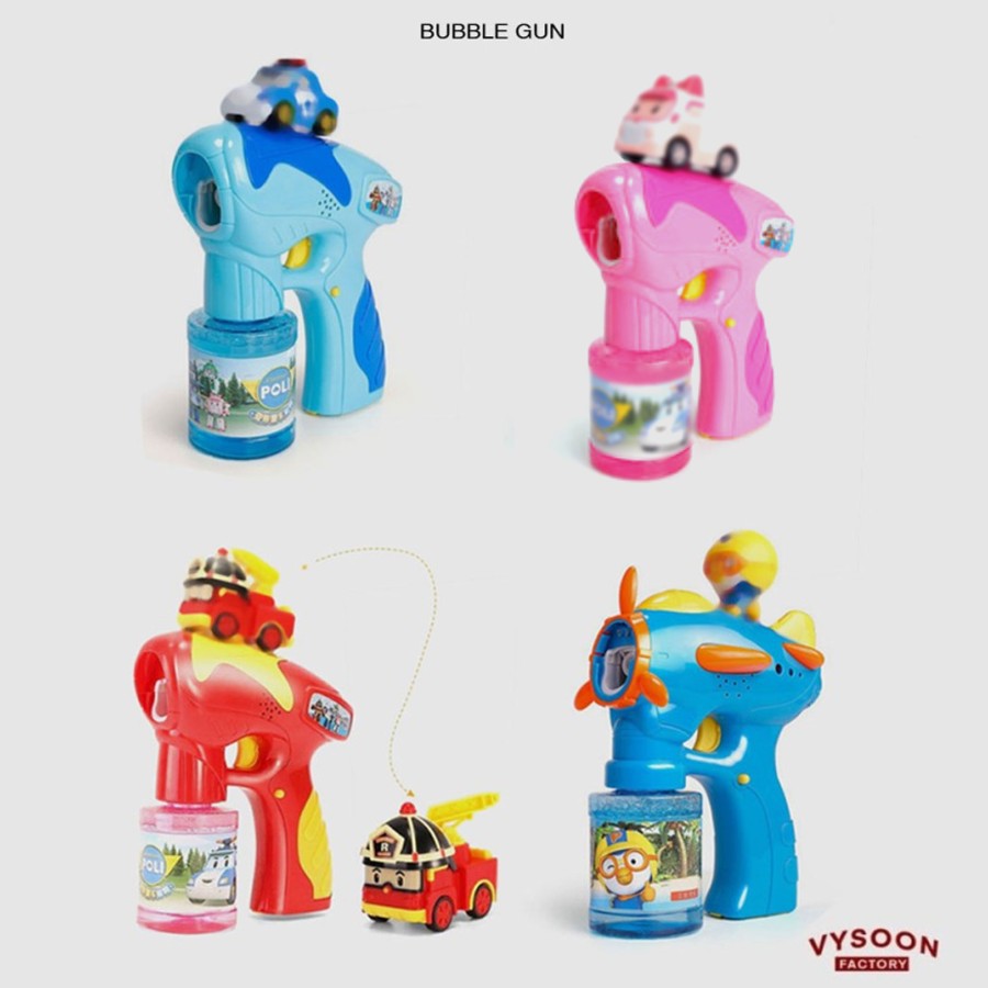 Mainan Anak Tembak Gelembung Import / Bubble Gun / Bubble Pororo