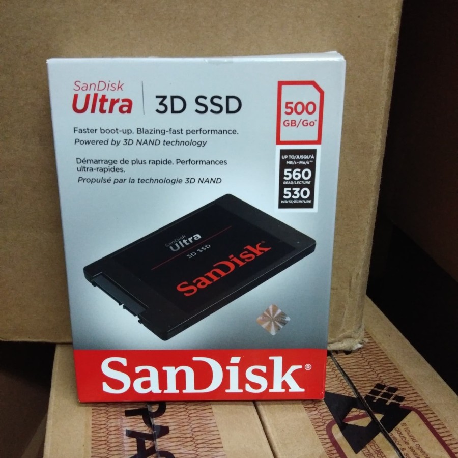 SanDisk Ultra 3D SSD 500GB SATA 2,5inch