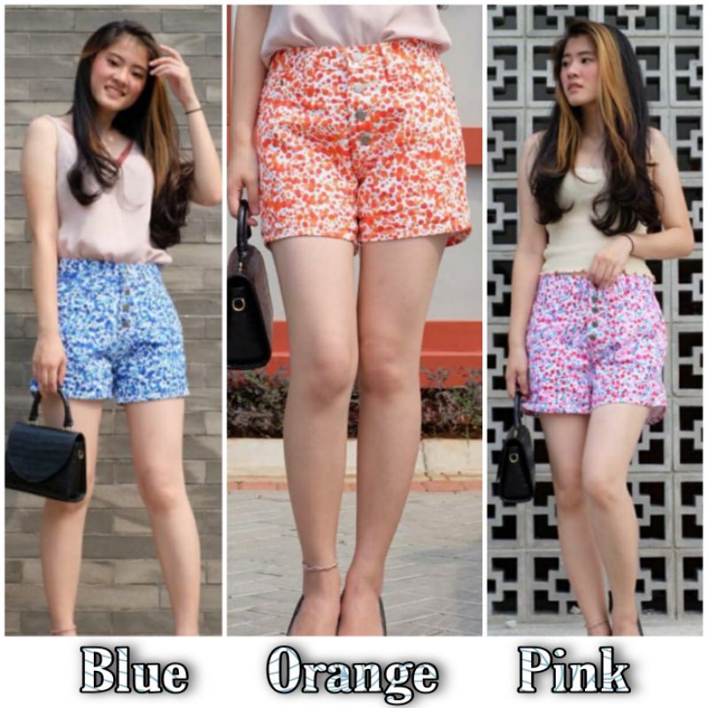 ⚡CLEARANCE SALE ❤ PREMIUM IMPORT BKK ❤ REAL PIC! DOTTY CHIPS BUTTON JEANS HOT SHORT  PANTS