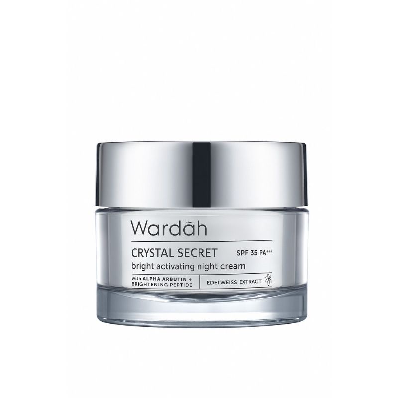 Wardah CrystalSecret  Bright Activating Night Cream 30 g Murah