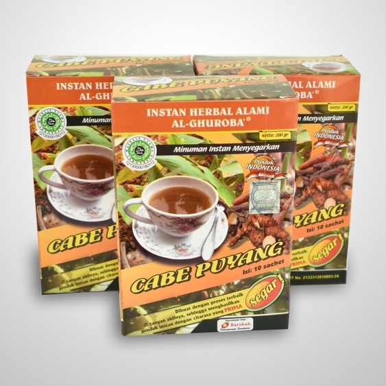 

[ AL -GHUROBA ] MINUMAN HERBAL JAMU TRADISIONAL INSTAN CABE PUYANG, TEMULAWAK, TEMPUYUNG HALAL POM PRODUK MUSLIM