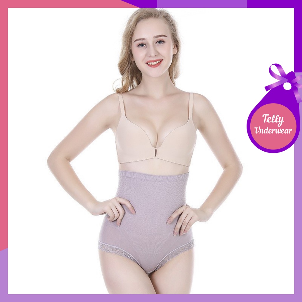 TELLY ➡️ 224 Celana Korset Wanita High Waist Pembentuk Tubuh Wanita Sexy Body Pengurus Olahraga