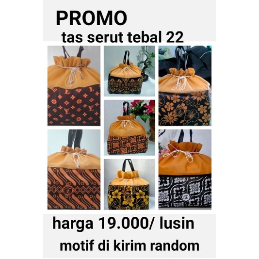 PROMO TAS HAJATAN TEBAL MOTIF 22