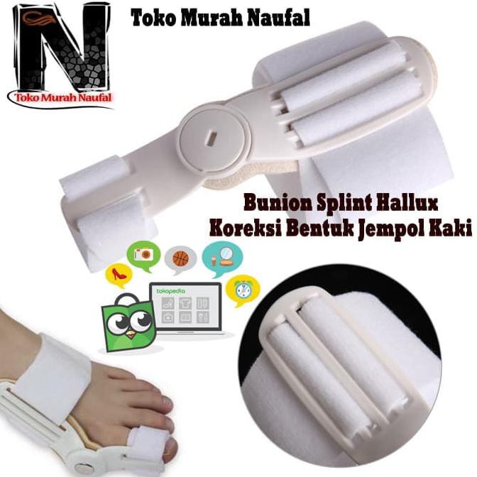 BUNION SPLINT HALLUX KOREKSI KAKI BUNION KOREKSI BENTUK JEMPOL 1 PCS