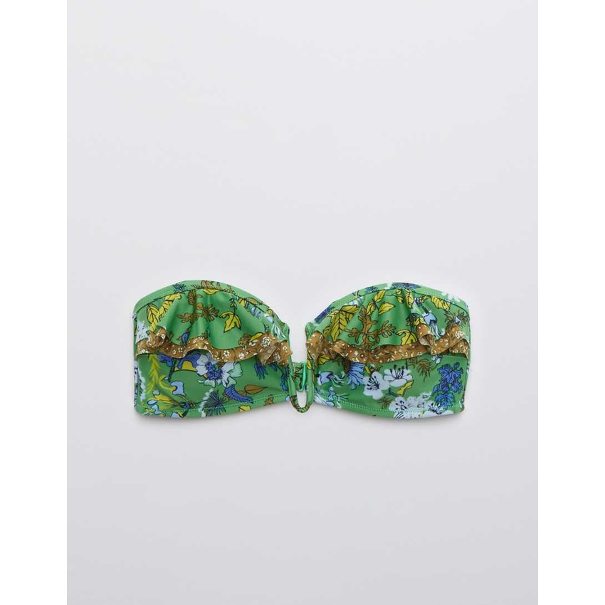 Aerie Ruffle Bandeau Bikini Top