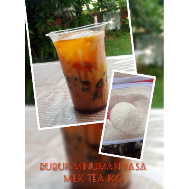 

Milk Tea Powder Drink Bubuk Minuman Rasa Milk Tea 1kg