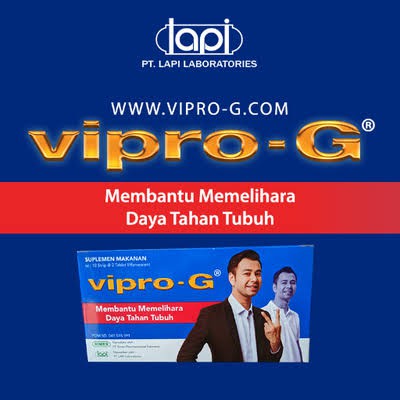 Vipro-G 1 strip @ 2 tablet // Multivitamin Daya Tahan Tubuh