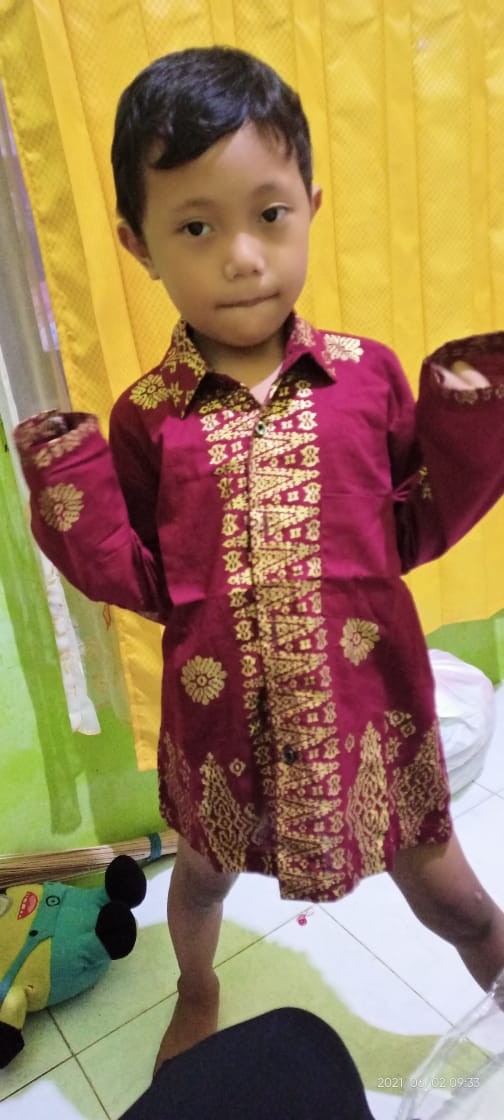 Maura Couple - Sania Ruffle Batik Couple Ori Ndoro Jawi -  Batik Modern Pekalongan