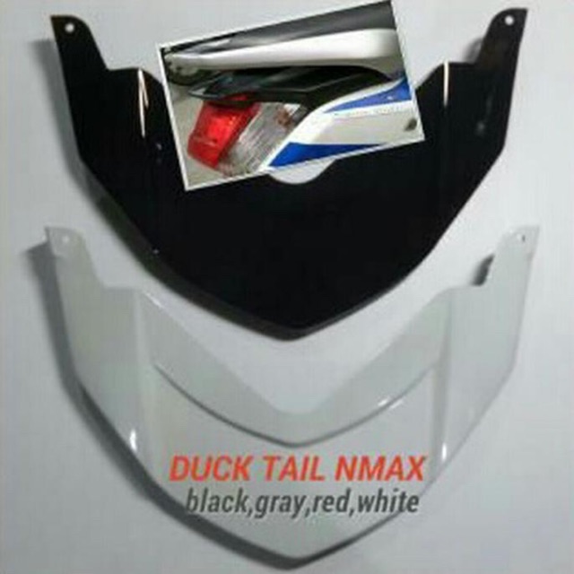 Ducktail Nmax Old Sirip Lampu Stop Nmax Old Cover Topi Lampu stop Nmax Old 2015-2019 Bisa