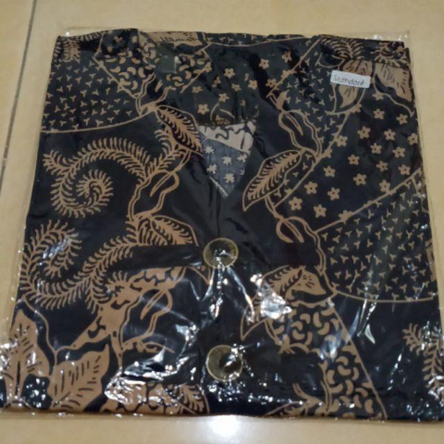 Blouse 208 Aac# Atasan Batik Wanita Lengan Pendek Bahan Katun Stretch
