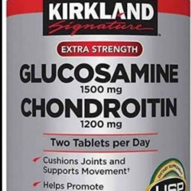 Glucosamine 1500mg Chondroitin 1200mg Kirkland Signature USP from USA