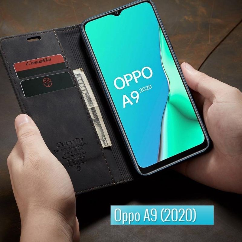 Case Flip Case Oppo A9 2020 / A5 2020 CASEME ORIGINAL Flip Case Dompet Wallet A9 2020 / A5 2020 / Ca