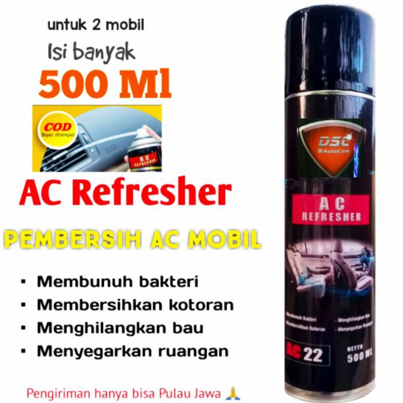 AC REFRESHER MOBIL PEMBERSIH AC MOBIL DAN PENYEGAR AC CLEANER MOBIL ANTI BAKTERI SPRAY - 500ML