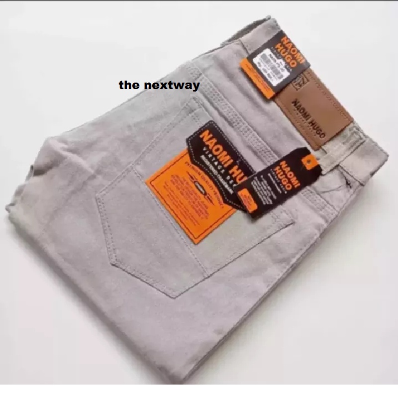 promo celana hugo pria celana panjang jeans cowok celana oxy hugo pria 28-38 terbaru bayar di tempat