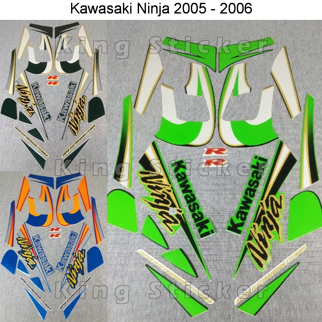 Stiker Striping Kawasaki Ninja Kiss 2005 - 2006