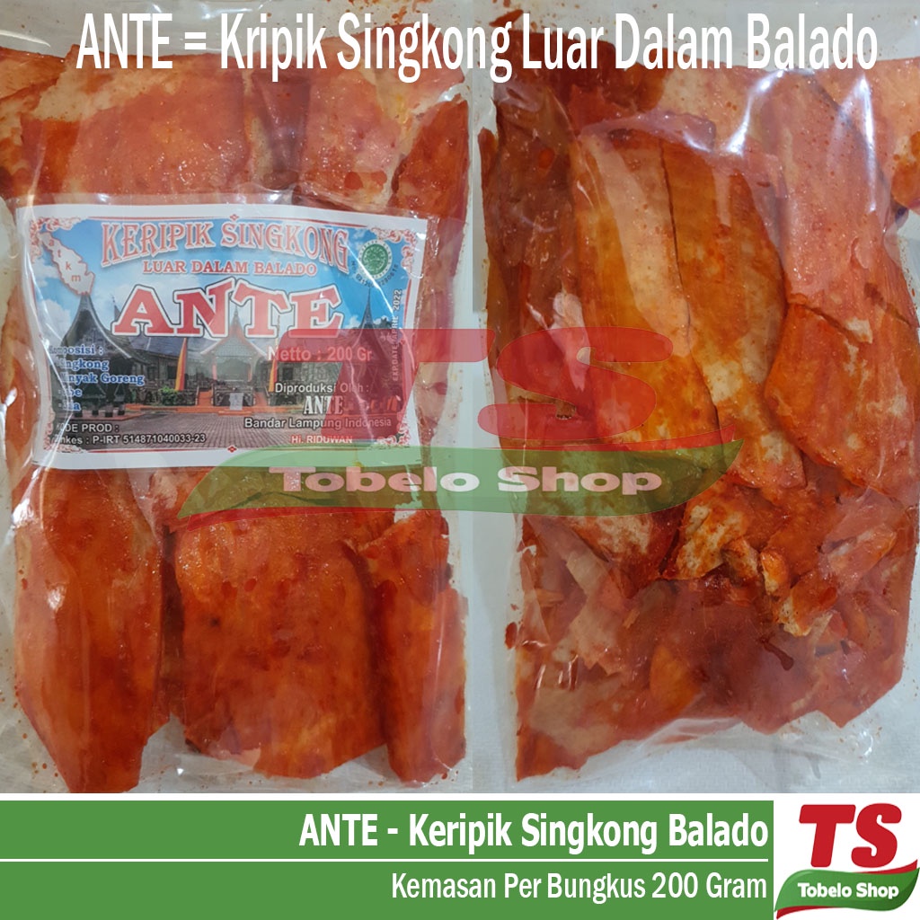 ANTE KERIPIK SINGKONG BALADO / ANTE KRIPIK SINGKONG BALADO / KRIPIK SINGKONG SANJAY BALADO ENAK