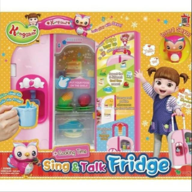 Kongsuni Fridge Sing and Talk Boneka Kongsuni Kulkas Bicara