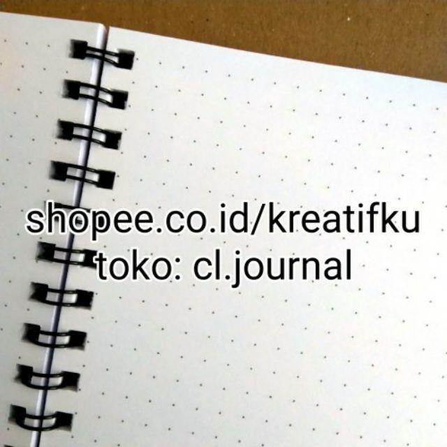 Notebook / Sketchbook Spiral Dotted | Graph | Lined A4-Dotted