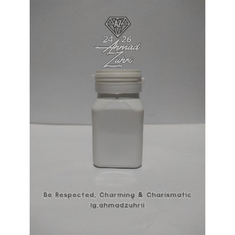 Botol Kapsul Kotak 30 Putih Dove - Botol Kapsul isi 30 - Botol Obat