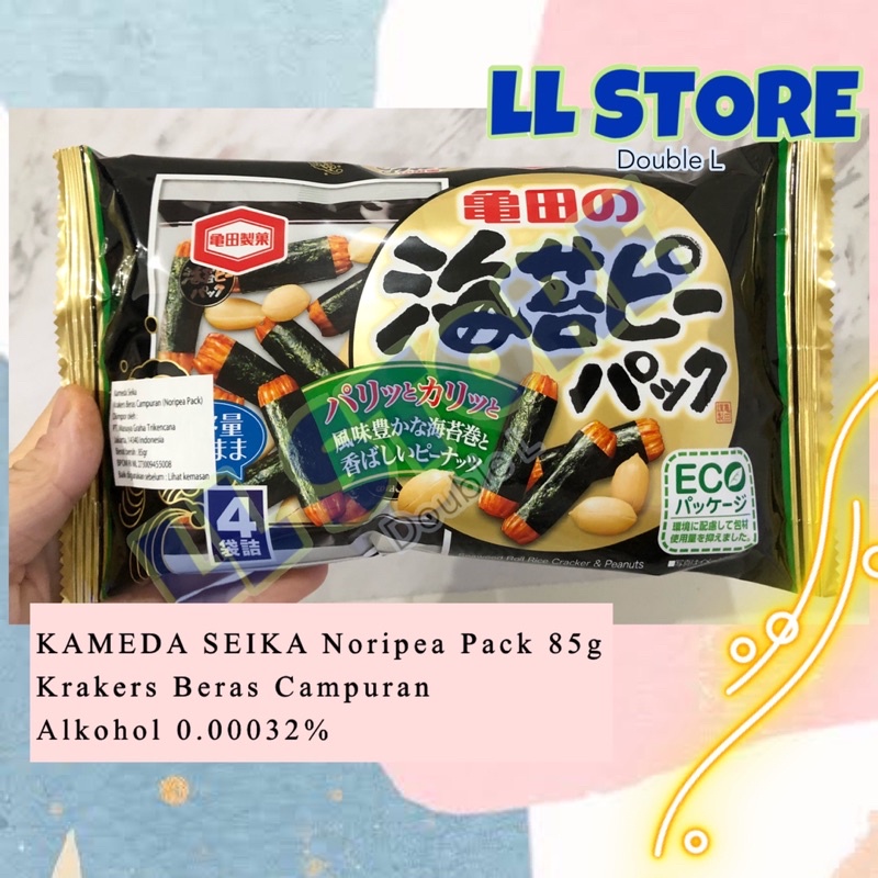 

KAMEDA SEIKA Noripea Pack 89g Campuran Krekers Beras Ketan Rumput Laut